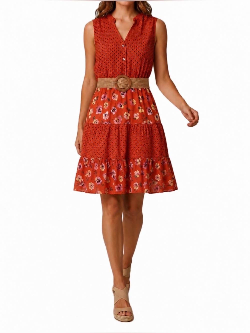 Mossimo Floral Midi. Size S.